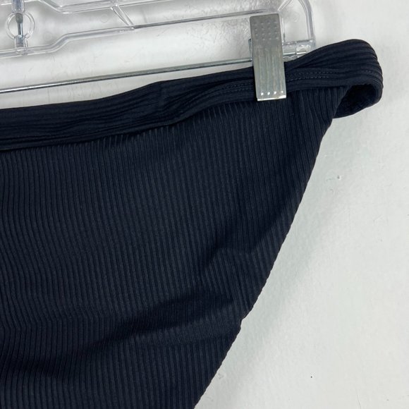 NWT Andie Swim The Banded Cheeky Rib Bottom Bikini Bottoms Black Size XXXL NEW - Picture 8 of 12